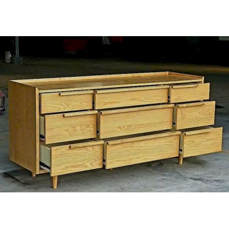 SB589 : Tủ 09 Ngăn Kéo Ngang - Màu Vàng Gổ
